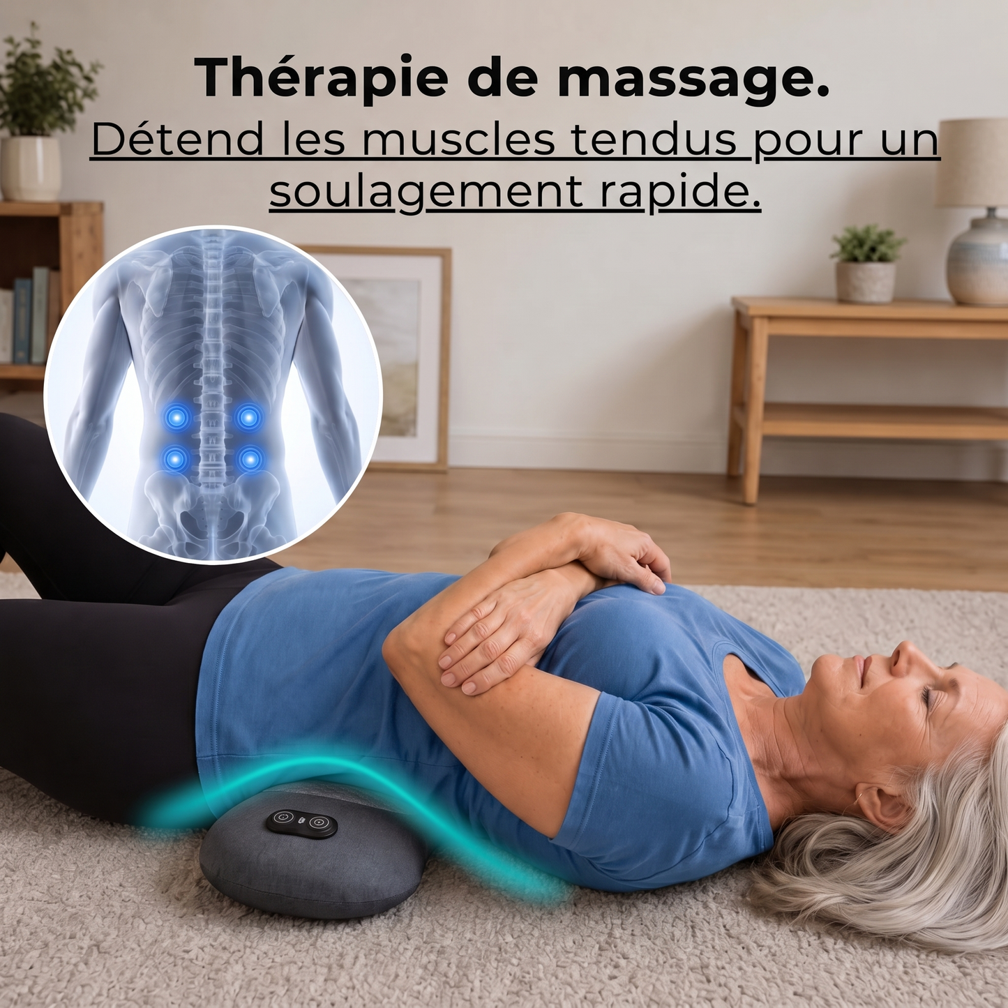 AxioFlow - appareil de massage profond 3 Zones