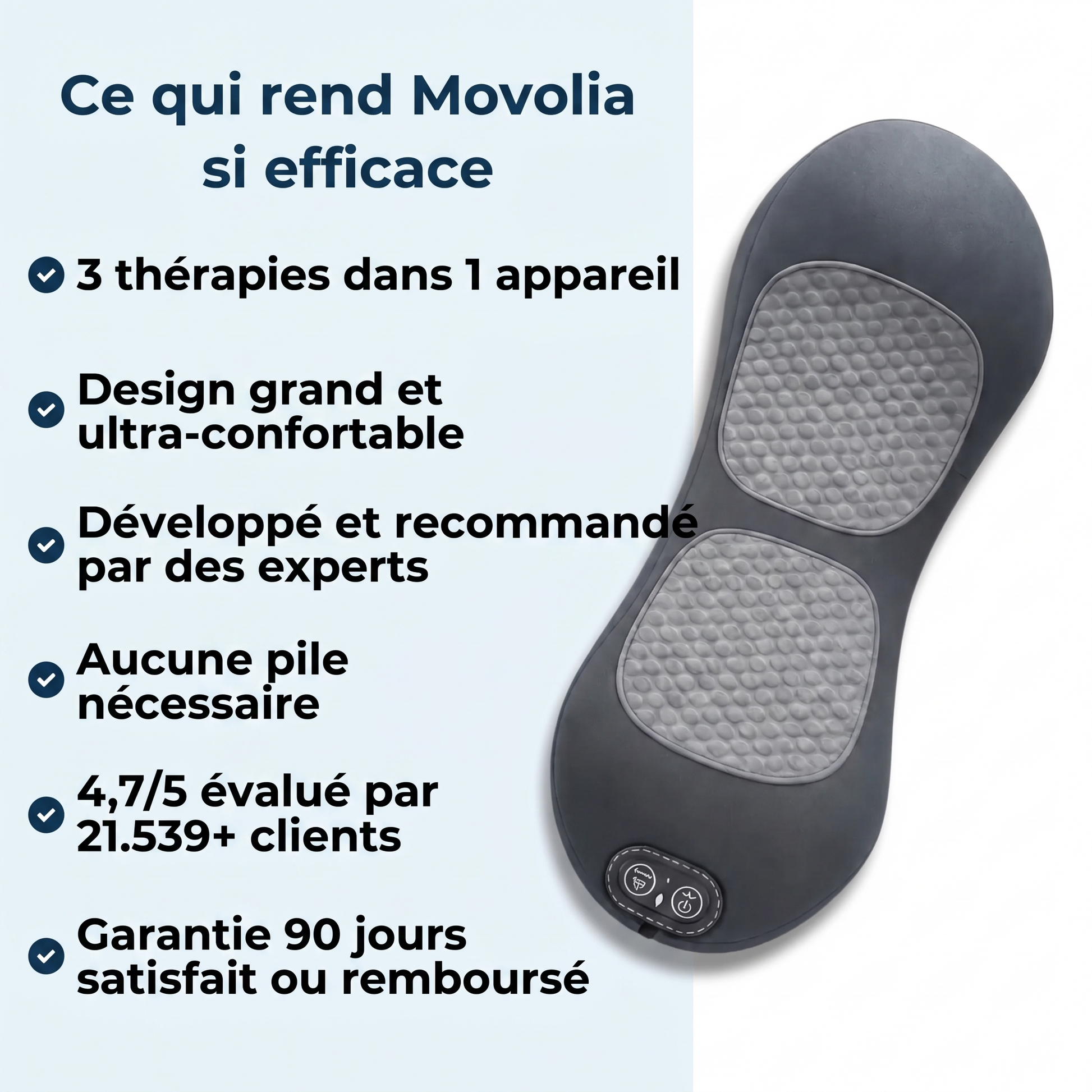AxioFlow - appareil de massage profond 3 Zones