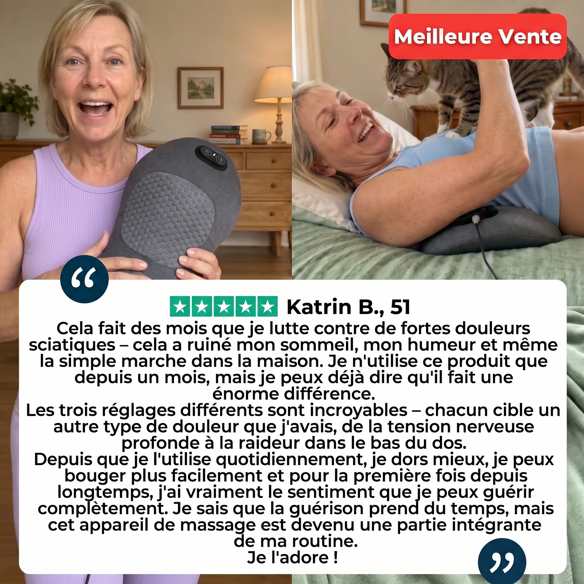 AxioFlow - appareil de massage profond 3 Zones