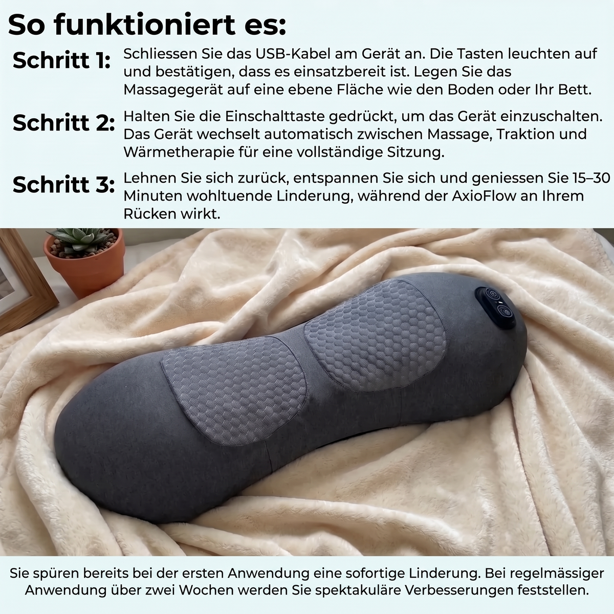 AxioFlow – 3-Zonen-Tiefenmassagegerät [de]