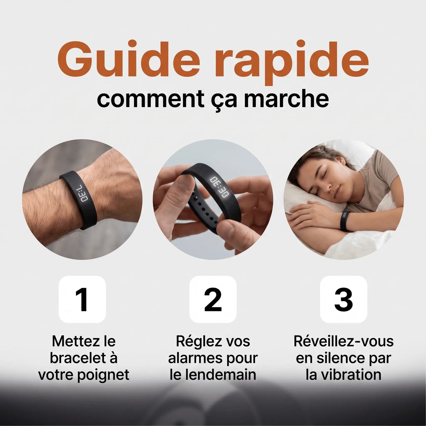 Cova Réveil Vibrant - Réveillez-vous en douceur, sans réveiller votre partenaire